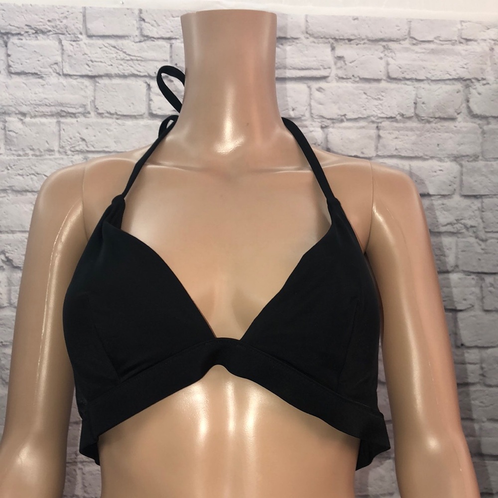 Victoria's Secret Black Triangle Bikini Top